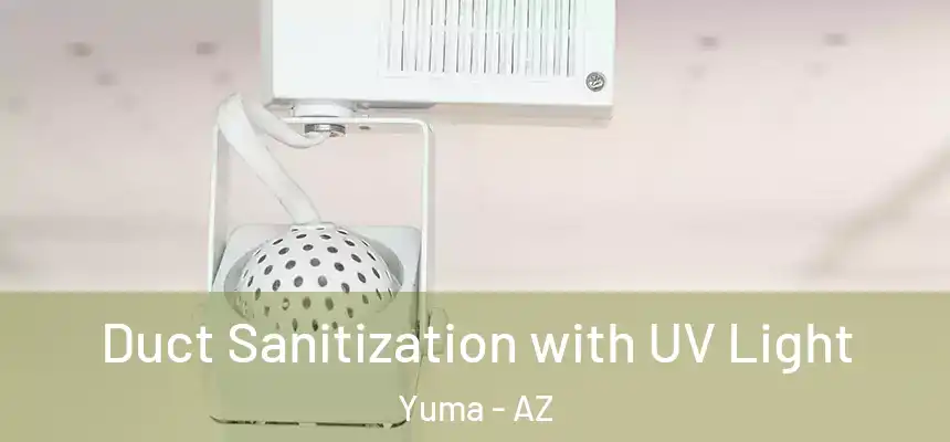 Duct Sanitization with UV Light Yuma - AZ